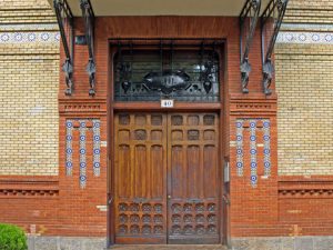Portal número 40 Paseo de Sagasta